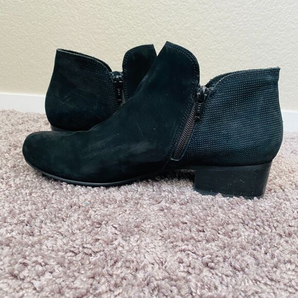 ABEO Lanora Metatarsal Black Leather Ankle Boots Booties Size 9 - Picture 10 of 11